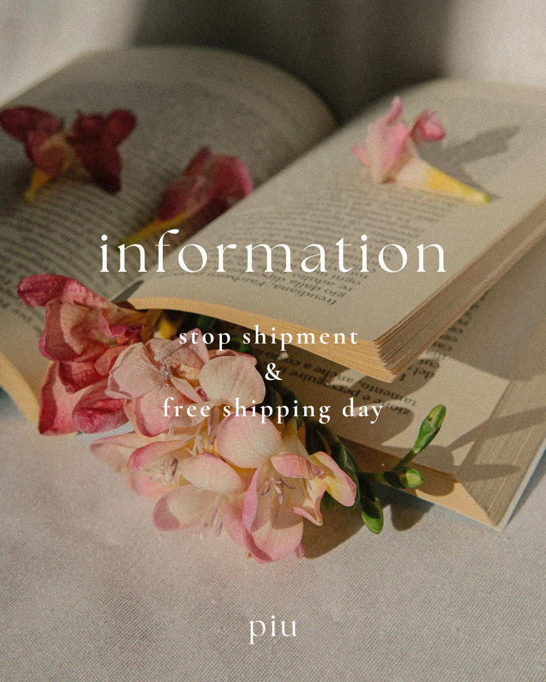 発送一時停止と送料無料day変更のお知らせ