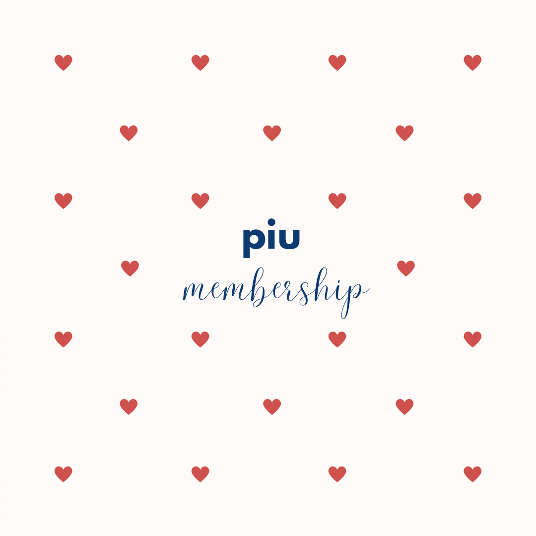piu membership 始めました！