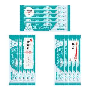 暑さ対策に！ひんやり冷やひやネックタオル