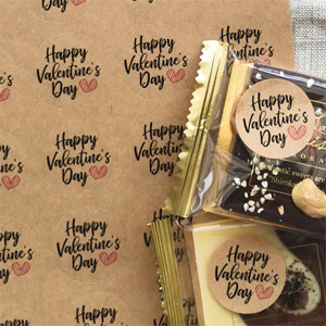 バレンタイン用シール