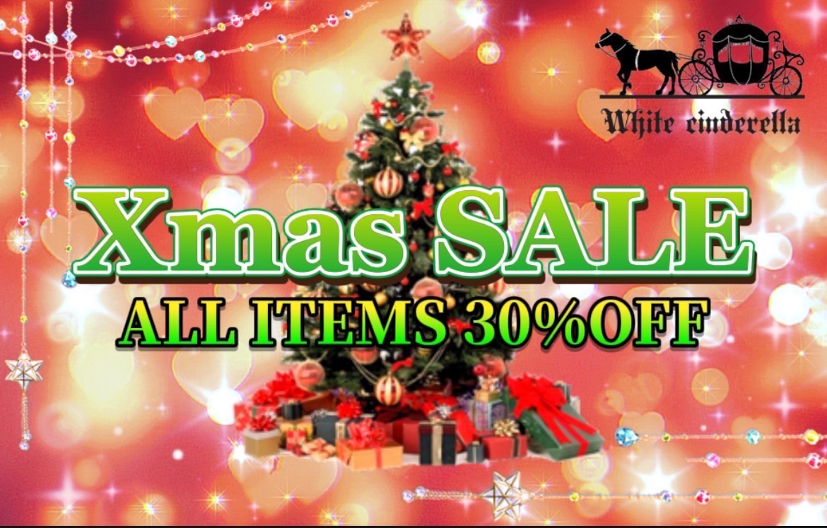 X'mas SALE開催❄️全商品30%OFF❄️