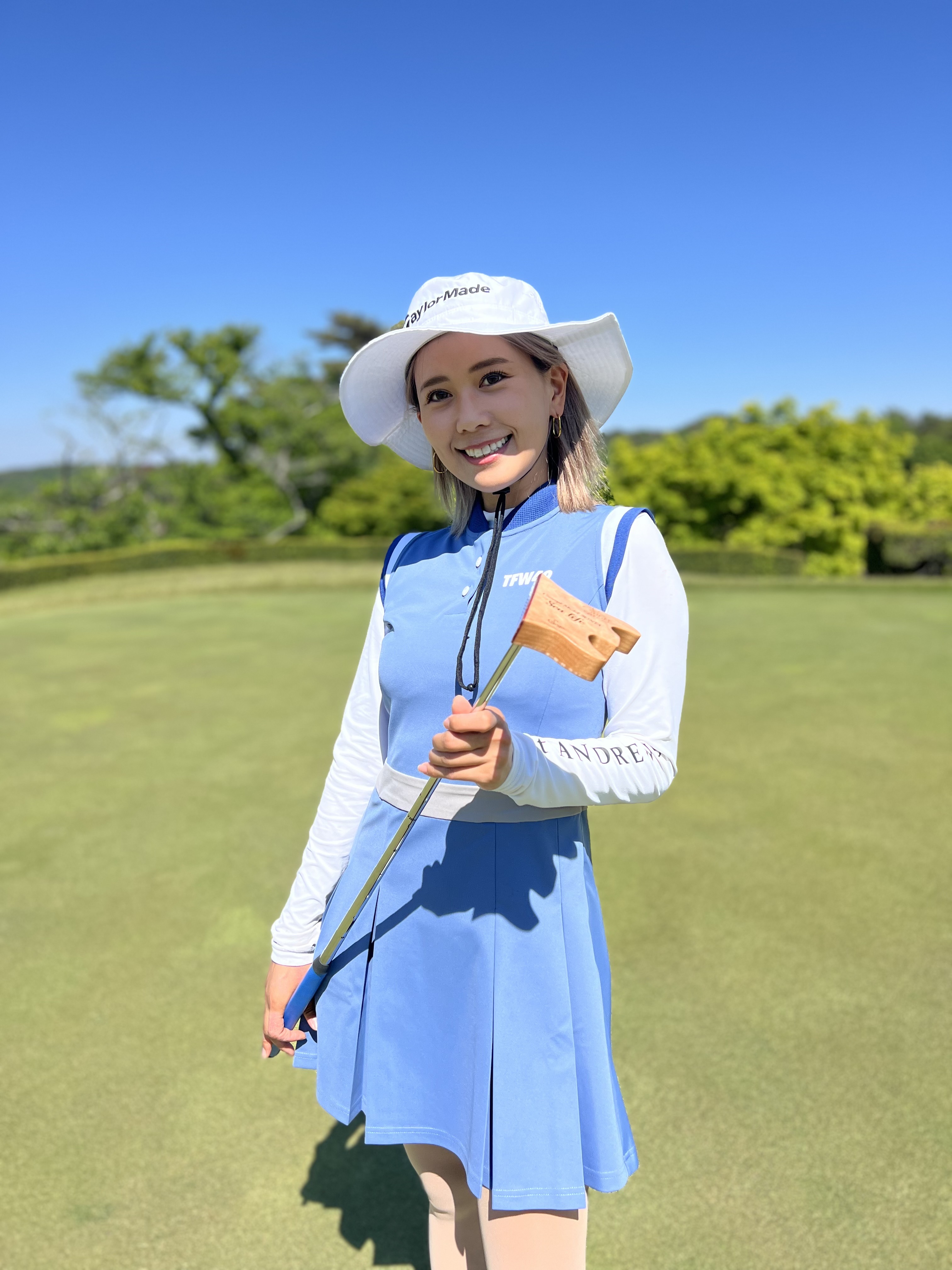 ゴルフインフルエンサー「まあみ」さんにSagoウッドパターをご使用いただいております！