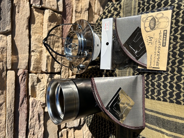 Bush Craft【🆕ステンレス コーヒードリッパー】ペーパー・フィルター有無どちらでも使えます