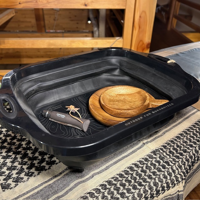 5050WORKSHOP【フォールディング マルチ バケット】洗い物かごやまな板として^ ^❗️