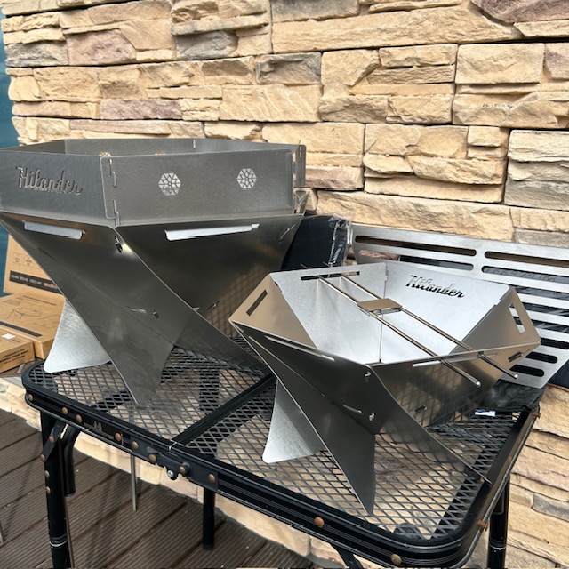 Hilander【焚き火台 六花 リッカ🆕 MINI】【六花🆕専用風防】がコスパ◎で登場入荷❗️