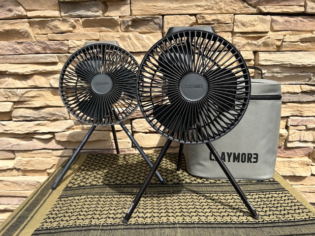 CLAYMORE【クレイモア扇風機V600+】で普段使いからキャンプまで、暑い夏をのりきりましょう‼