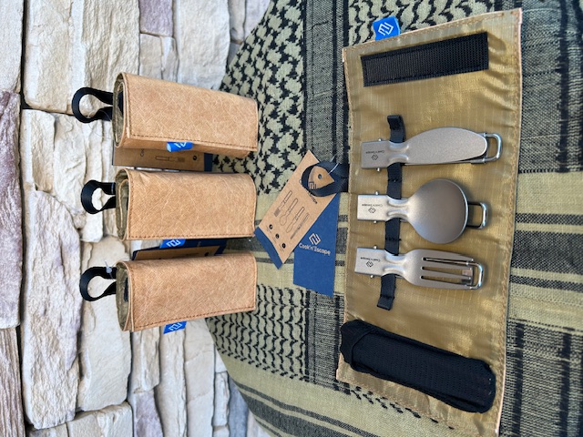 Cook'n Esaape【🆕チタンフォールディング カトラリー(4点セット)】が登場❗️入荷❗️
