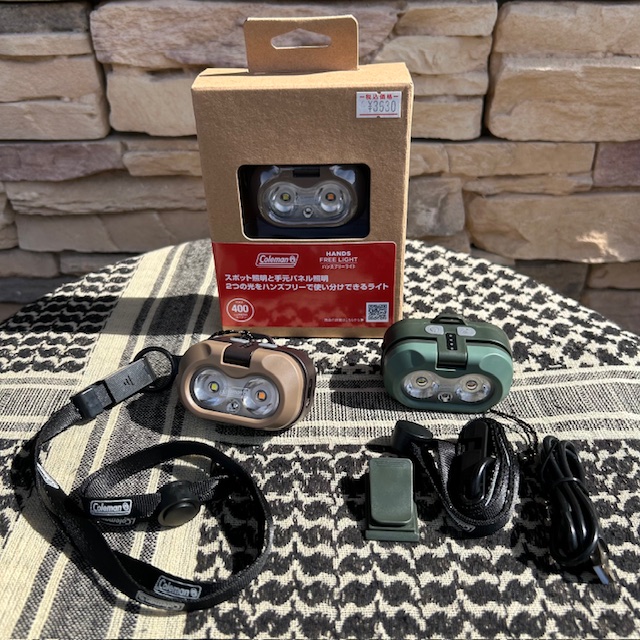 Coleman【🆕ハンズフリーライト】が《マルチ使い》で登場❗️入荷^ ^❗️
