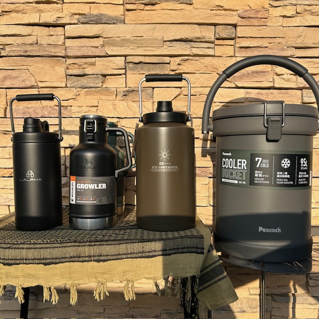 【 🧊 アイスジャグ 🧊（氷の運搬） 】 各ブランドの《 大きさ比較 》をしてみました^ ^
