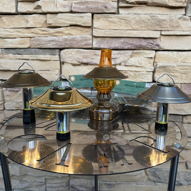 バーモントランタン【ミニランプ用<シェード>✨純真鍮✨】が…【ゴールゼロ】にフィット🫢 ❗️