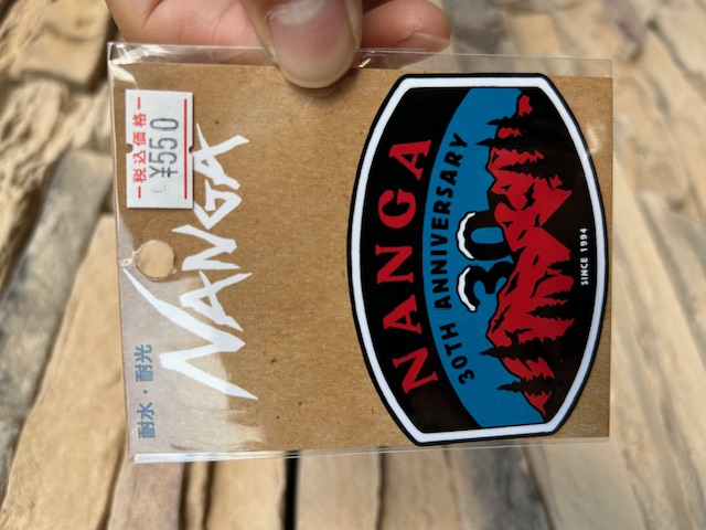 【 🆕 NANGA < ナンガ > ANNIVERSARY "STICKER"  】 発売❗️入荷