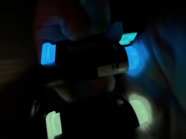 SOTO数量限定【スライドガストーチ<ルミナス"蓄光"ブルー>】発売❗️追加入荷❗️コレは良い^ ^