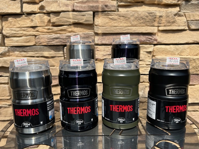サーモスアウトドア  保冷缶ホルダー  350㎖ / 500㎖  で、暑い夏をCOOL！に🍺