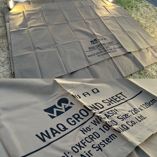 WAQ Air Series【🆕専用グランドシート】<Air Bed/Air Sofa用>登場入荷