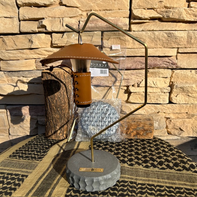 MIND【🆕モルタル ランタンスタンド】が登場❗️入荷❗️真鍮と無機質な名栗模様モルタルのコラボ。