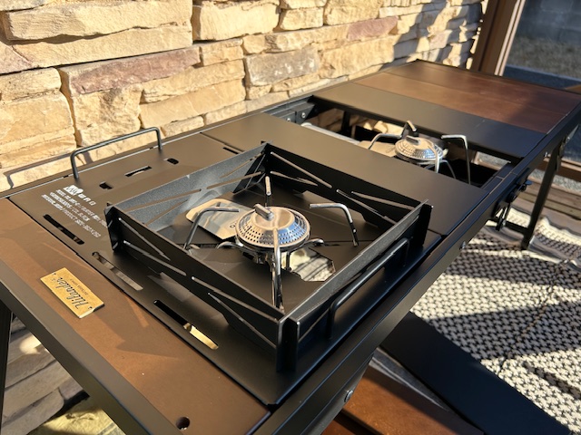 hilander【🆕LIT TABLE】がIGT規格+バーナーデッキ付きで《2口コンロ》に^_^