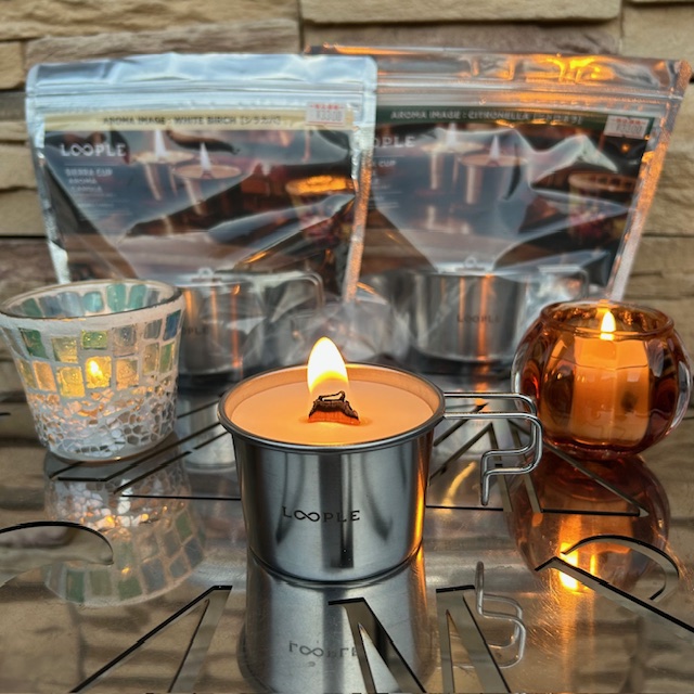 LOOPLE【🆕シェラカップ アロマキャンドル🕯️】が登場❗️入荷❗️素敵な夜を☺️🕯️