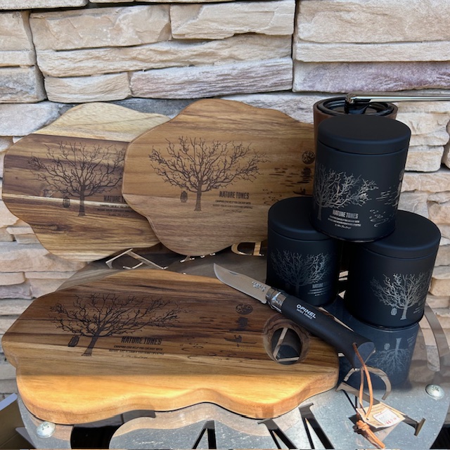 NATURETONES🆕<Willow Tree Design>カッティングボード・キャニスター❕