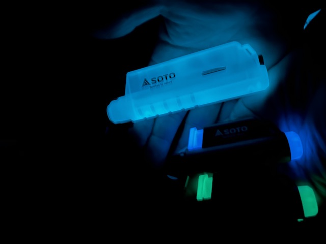 SOTO【スライドガストーチ<蓄光ブルー>】【マイクロトーチ<蓄光>】が限定数量で登場^_^💡