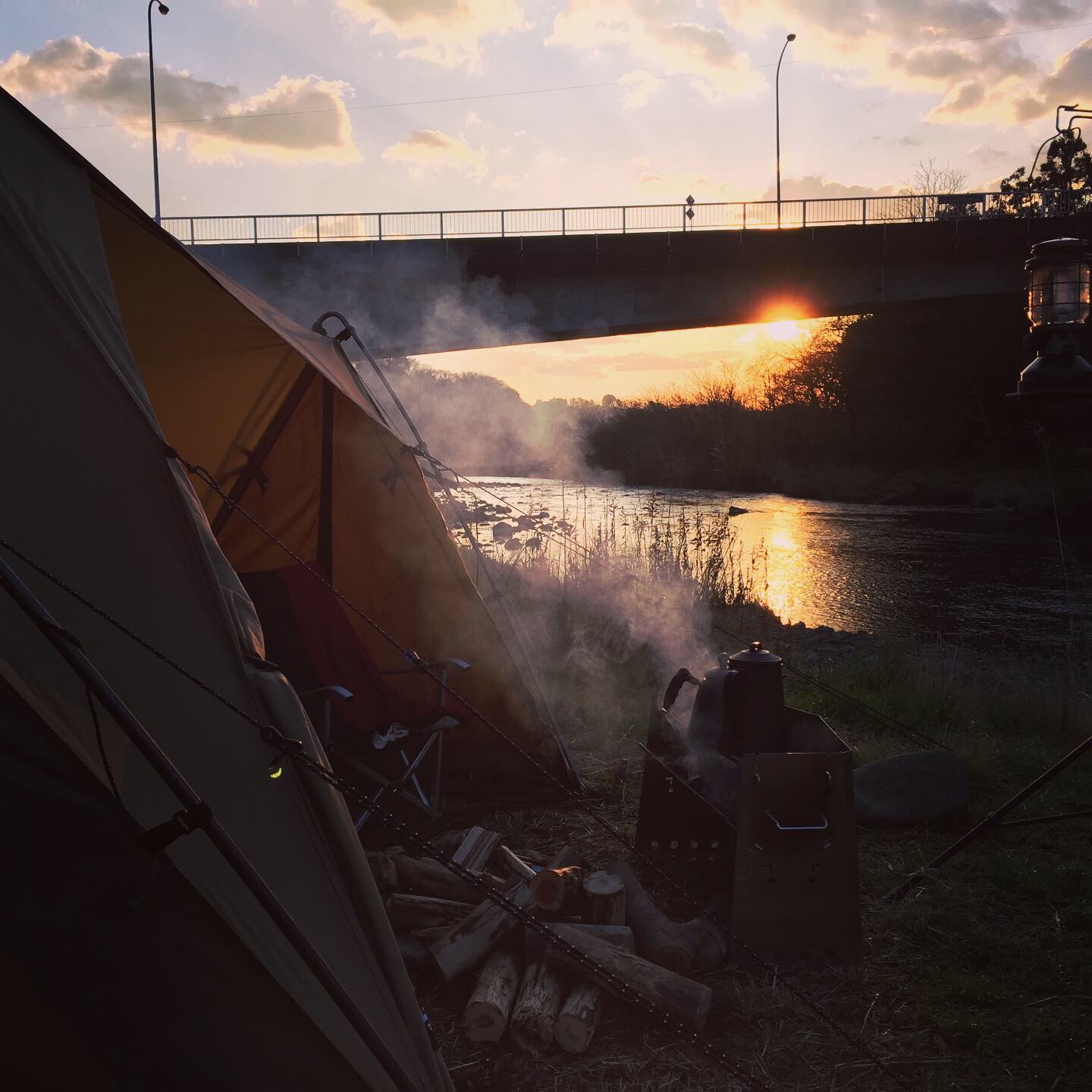 過去pic… (数年前)  ・  ・  【"いつかの" キャンプ… 🏕️】懐かしいCAMPの思い出
