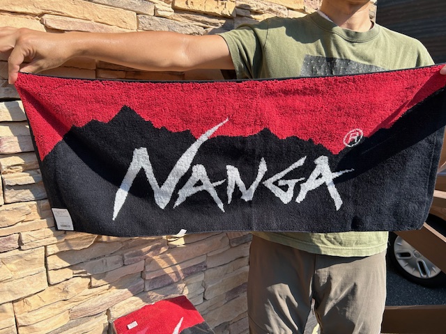 『 【 NANGA ロゴ フェイスタオル 】 が、入荷致しました^ ^ 』