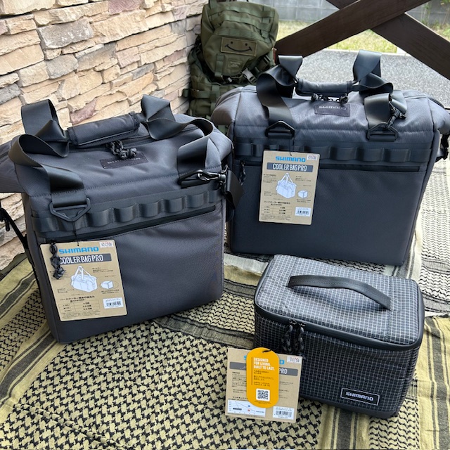 SHIMANO【クーラーバッグ　プロ（ソフトクーラー）】が、真空断熱パネル入りで登場❗️入荷^ ^