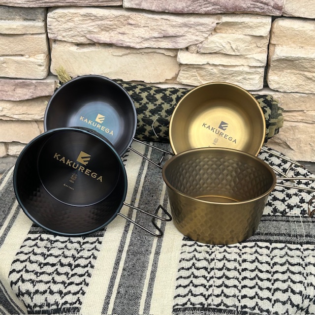 KAKUREGA【ロッキー/シェラカップ】Made in 燕の職人が伝統金属加工で製造^_^💪