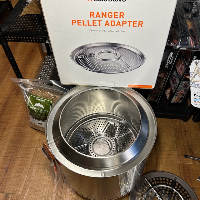 solo stove【🆕"Ranger<レンジャー>"［ペレットアダプター］】が登場❗️ペレットに