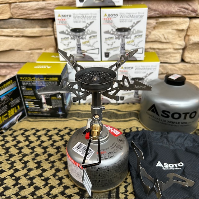 SOTO 数量限定！【《ウィンドマスター》トライフレックス付き❗️】 が登場、先行販売❗️入荷❗️