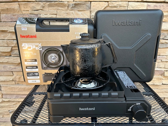 Iwatani【タフマル"X G"<艶消しBLACK>】<キャンプ><ご自宅>でも。再入荷^ ^🔥