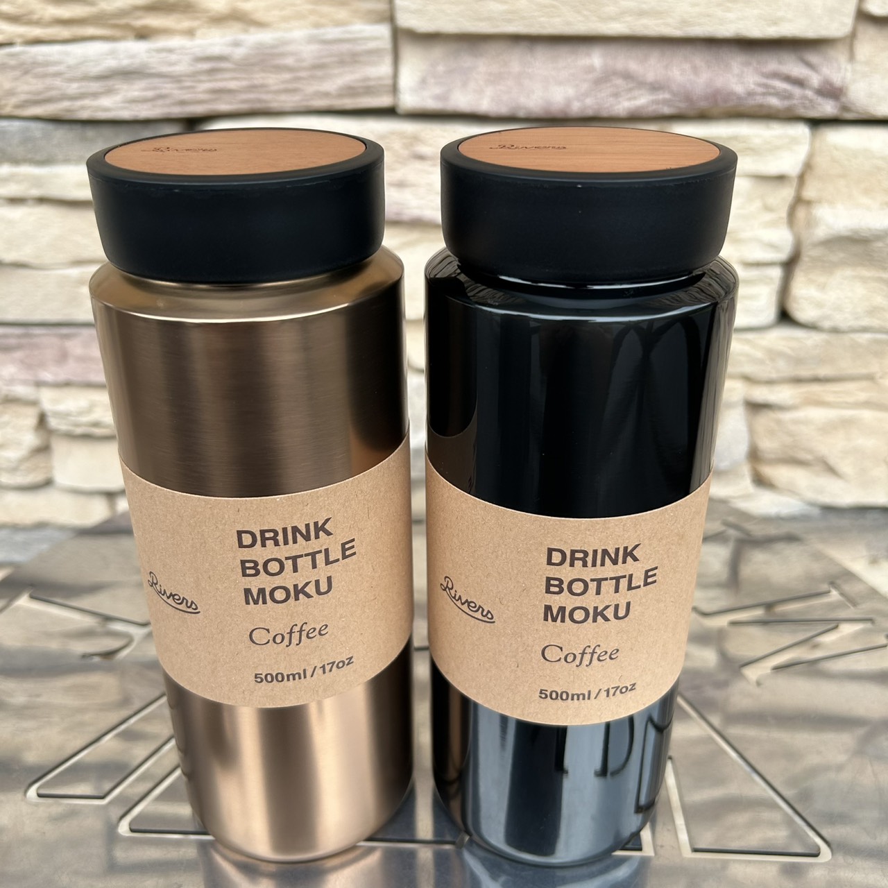 RIVERS【🆕ドリンクボトル MOKU コーヒー☕️500ml<コパー/ブラック> 】登場入荷