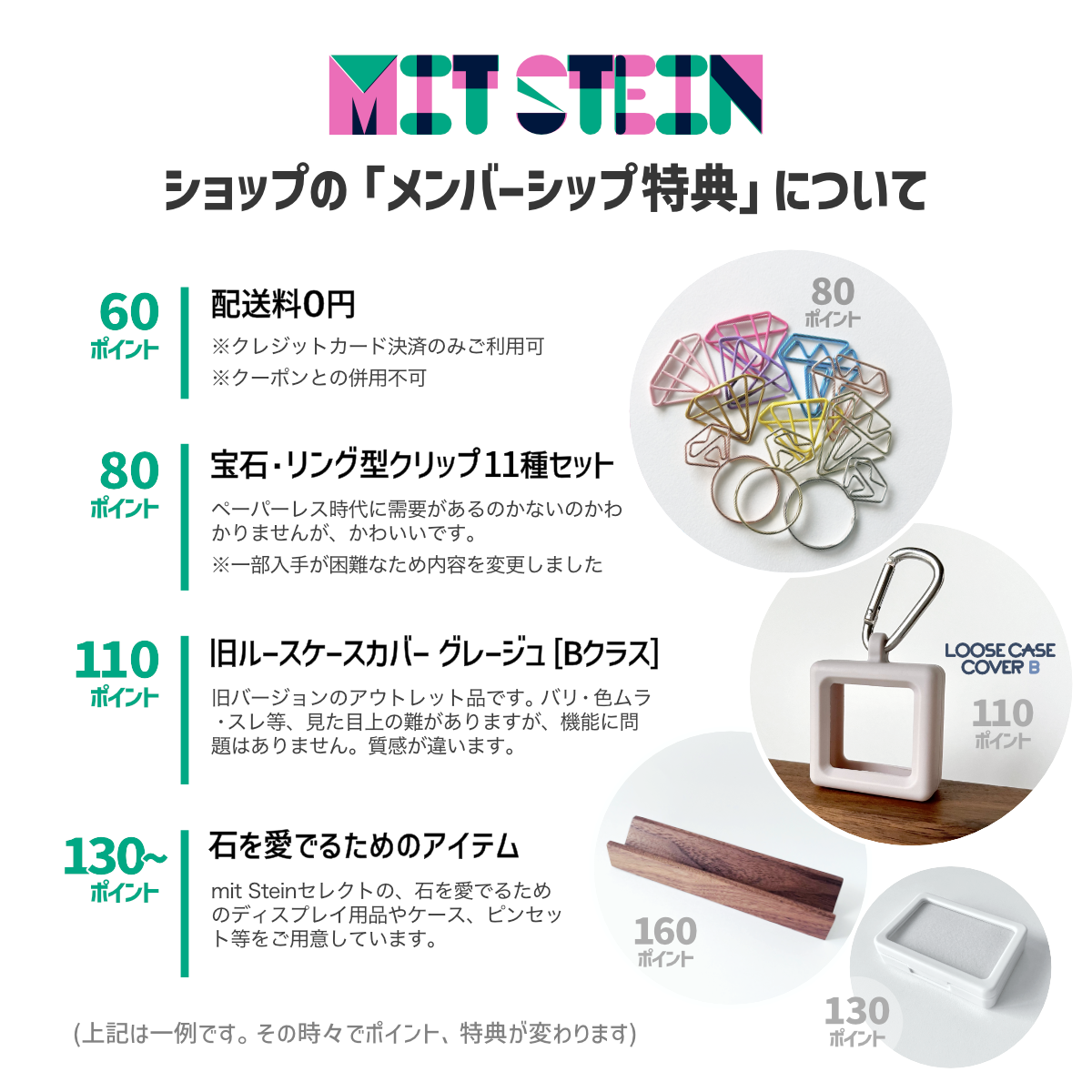 メンバーシップの特典について