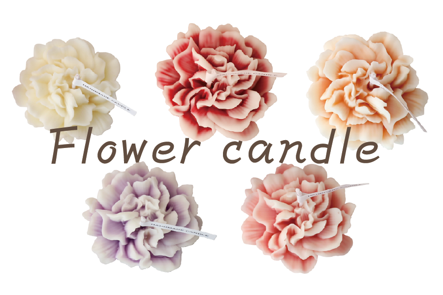 フラワーキャンドルのご紹介 Flower candle