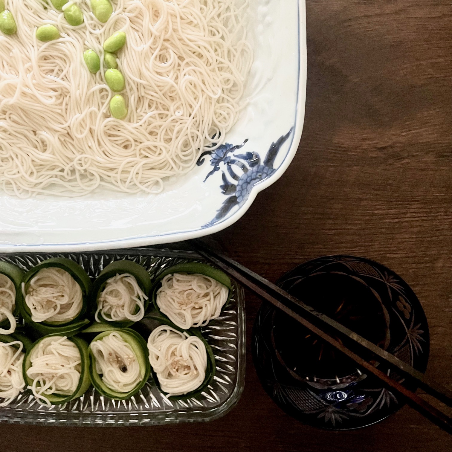 夏のひんやり 素麺(そうめん)