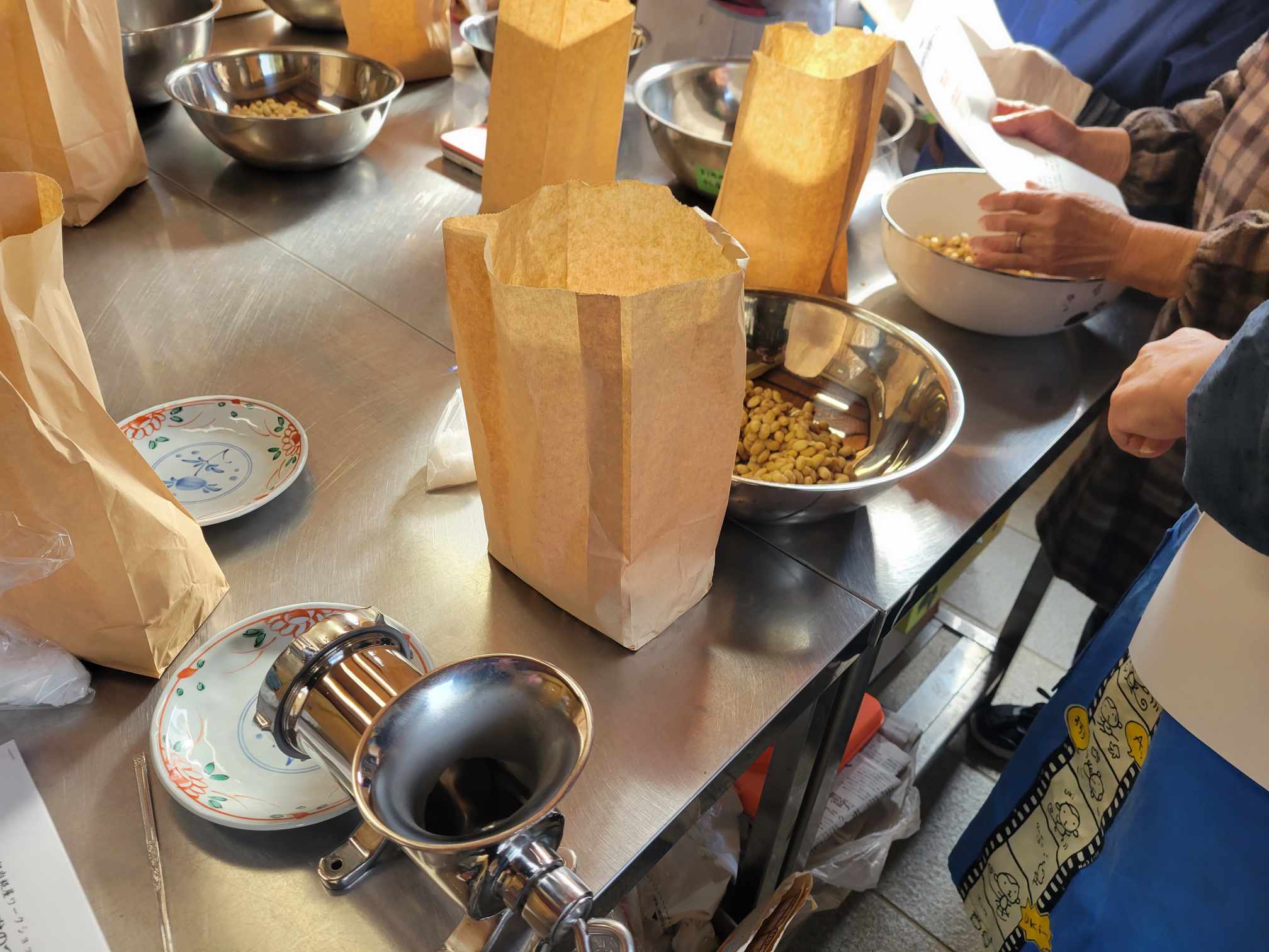 河南町法華寺にて白味噌ワークショップを開催しました！