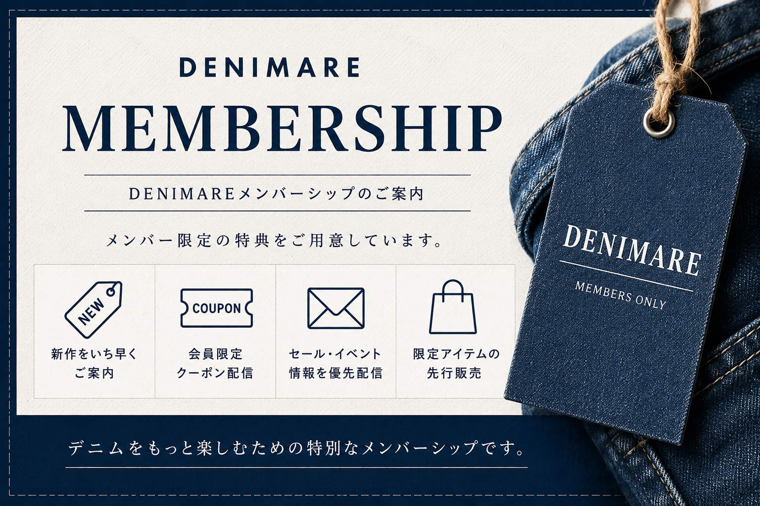 MEMBERSHIPのご案内