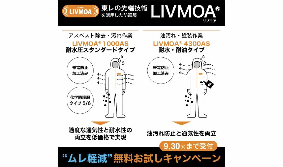 【東レ】化学防護服の無料お試しキャンペーンのご紹介🌈