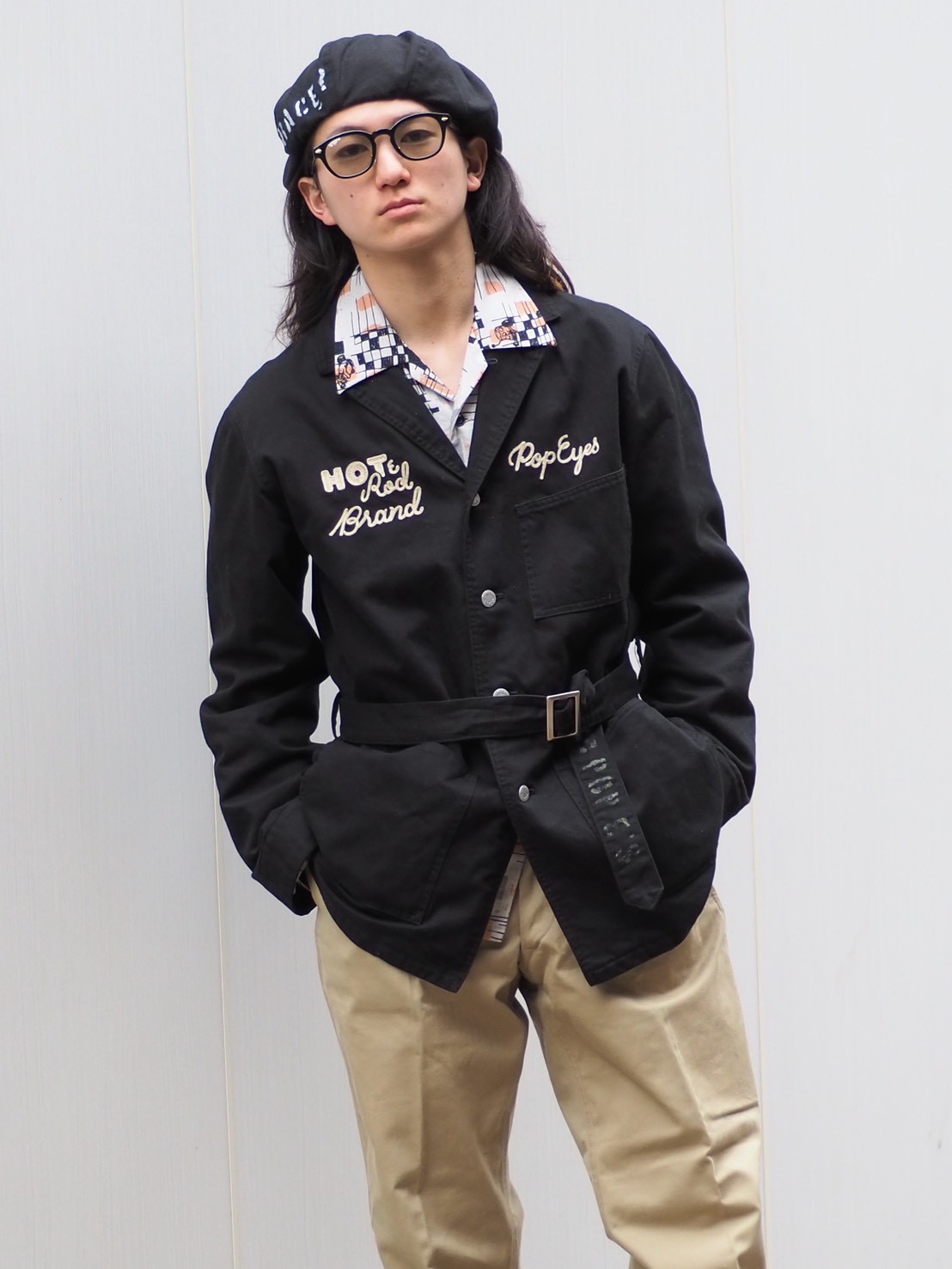 POP EYES HOT&ROD Coat コーディネート