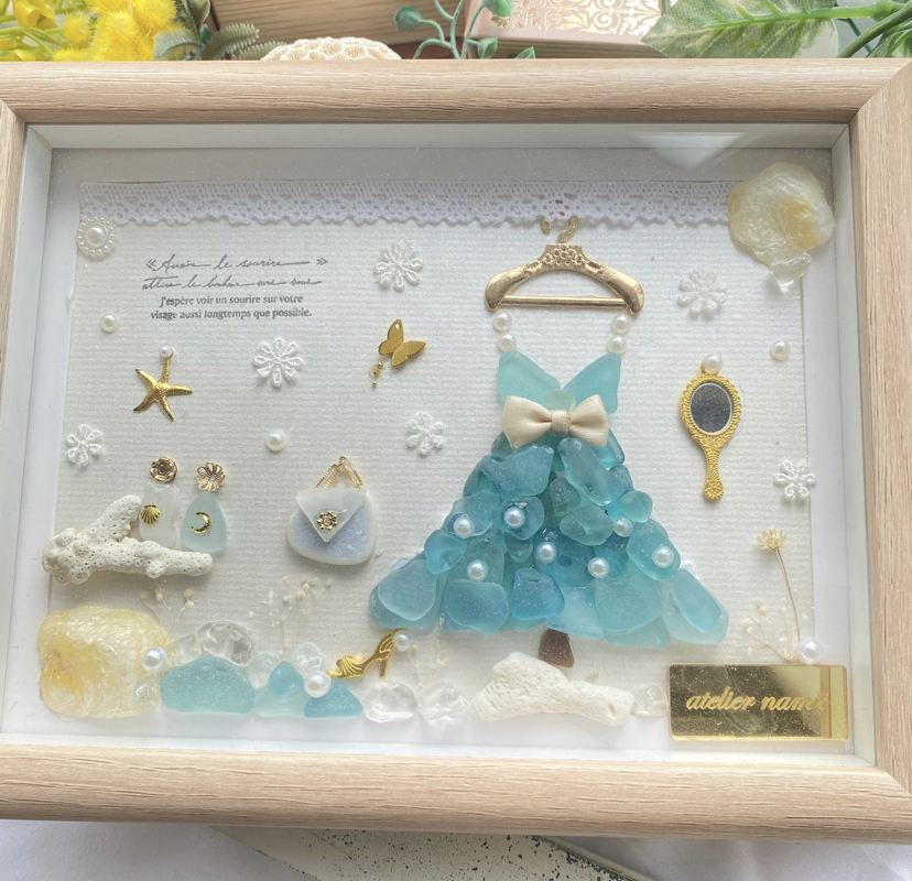 𖧷 ガラスフレーム作品