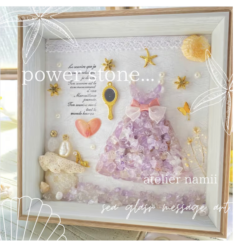 𖧷 天然石が主役の作品