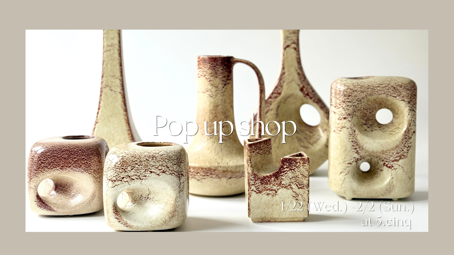 ◐Pop up shopのお知らせ◑