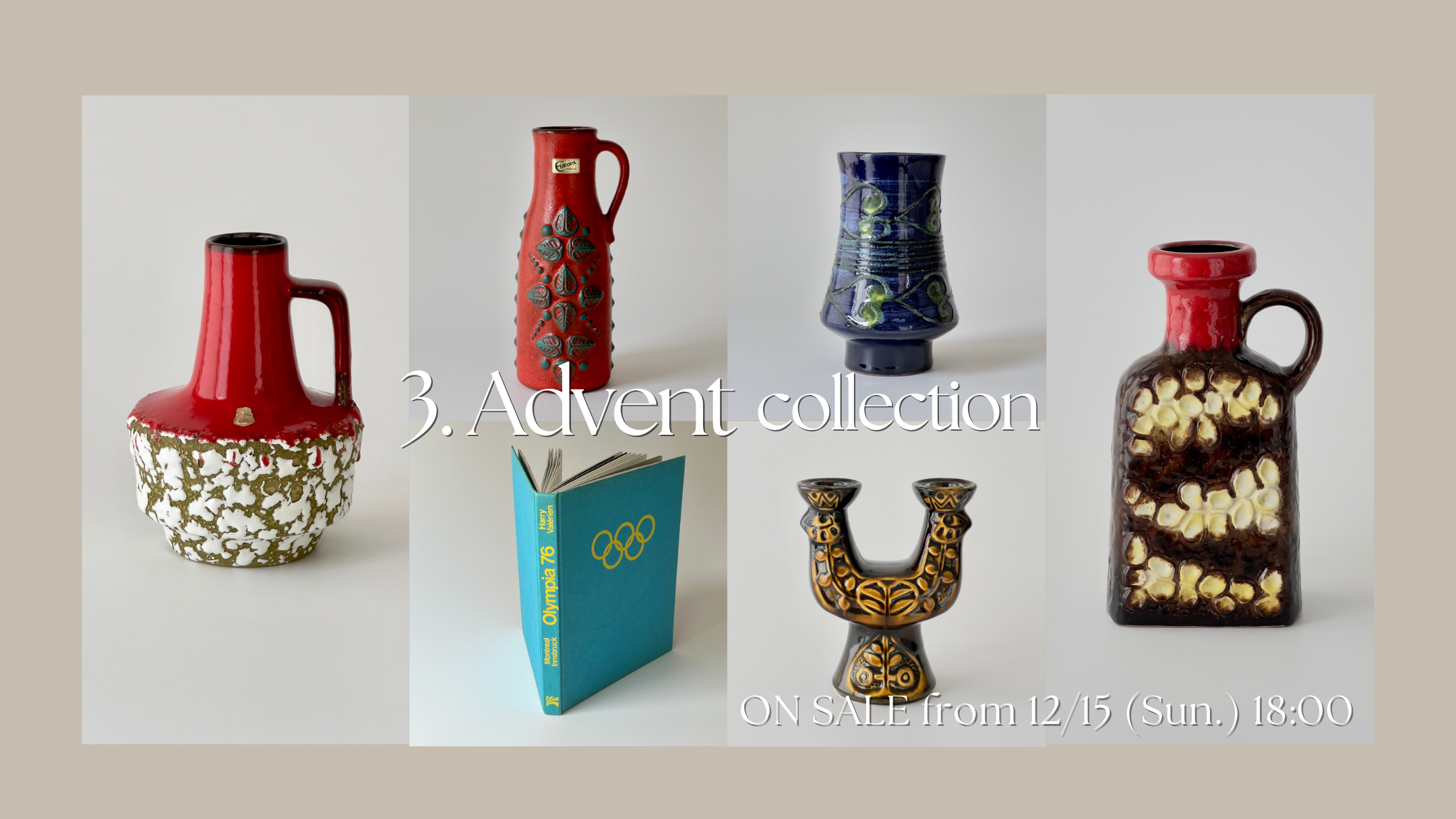 3. Advent collection- 12/15 (Sun.) 18:00より販売開始-