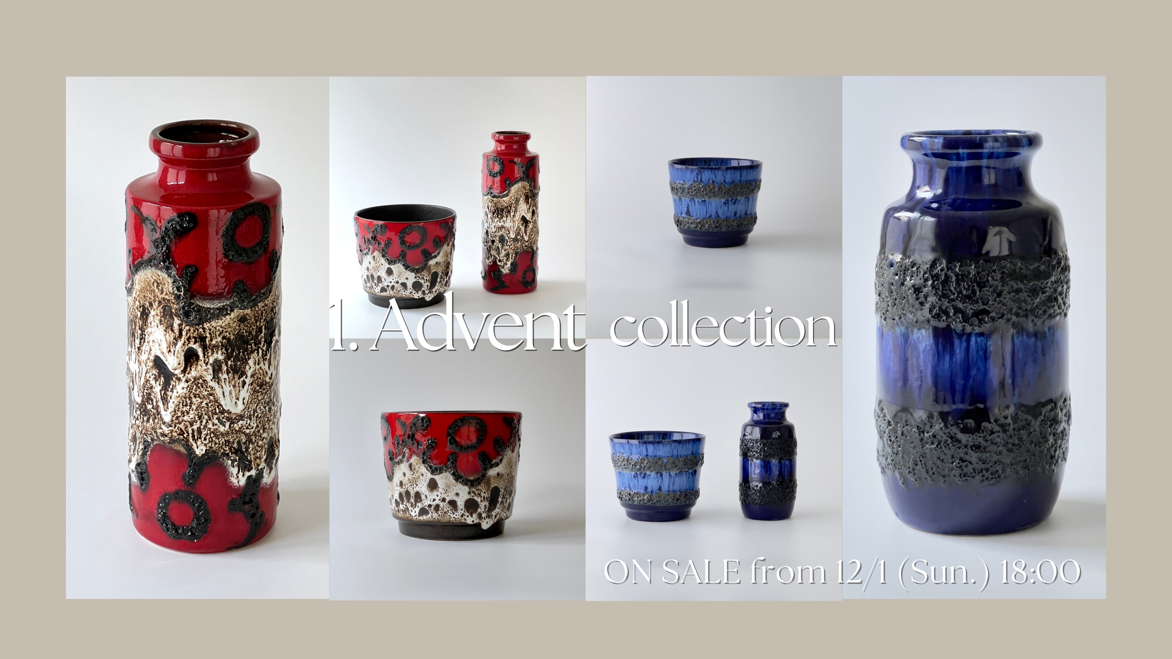 1. Advent collection- 12/1 (Sun.) 18:00より販売開始-