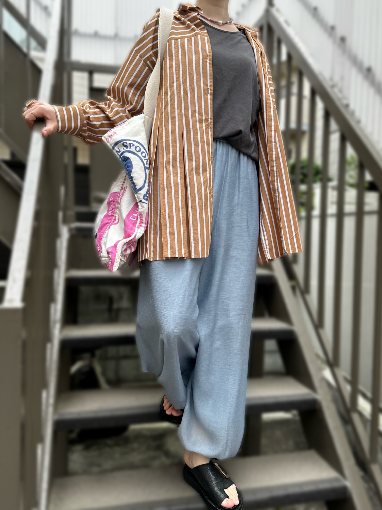 Sheer balloon pants