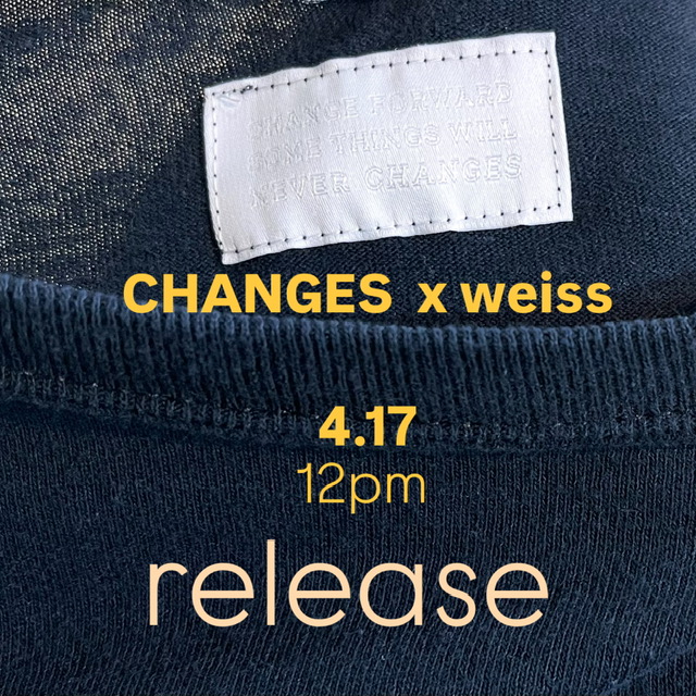 CHANGES 別注　４・１７　リリースです。