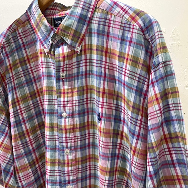 夏はUSED* Ralph のマドラスチェック Shirt