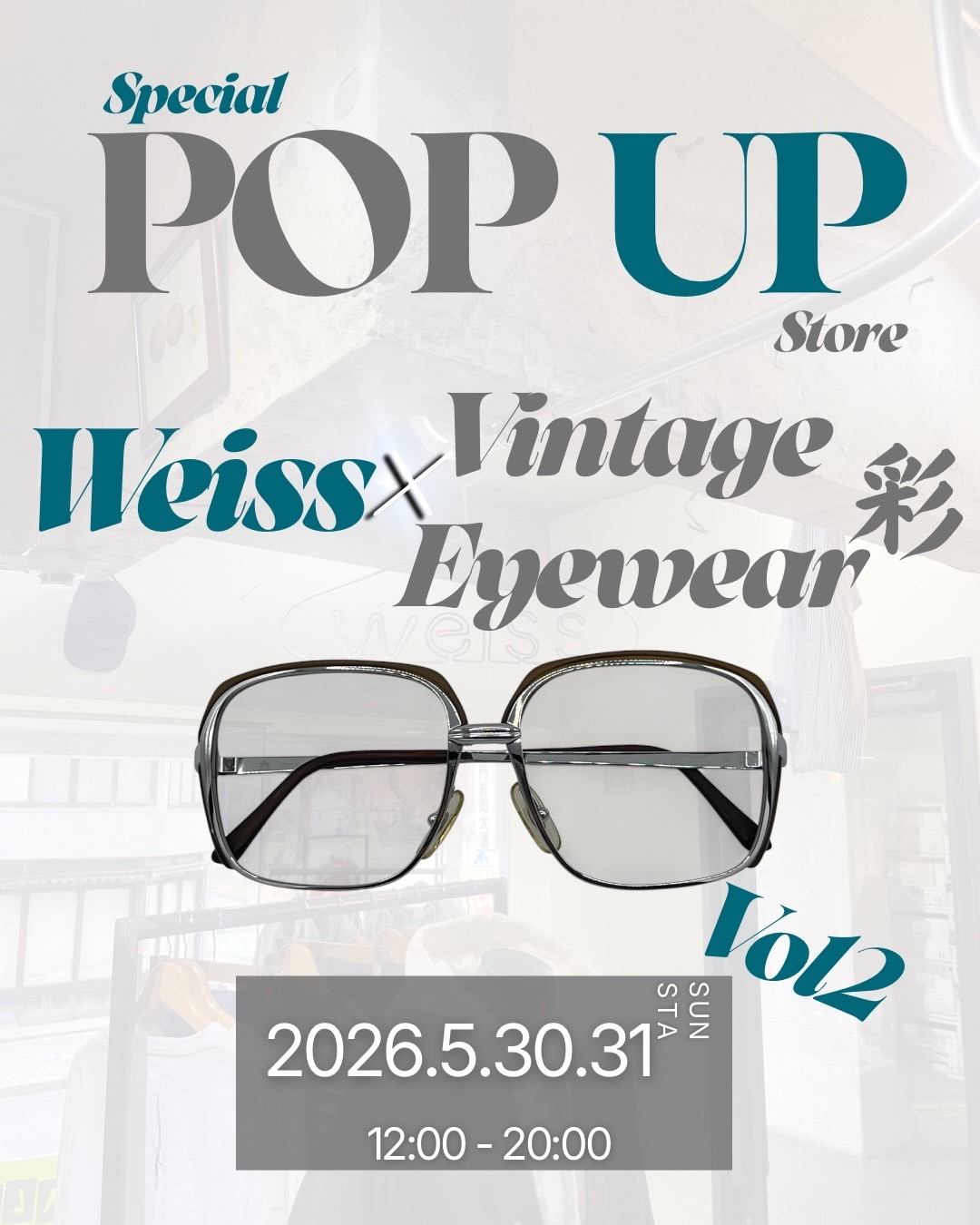 好評の『彩』POP up 今週末*開催します!