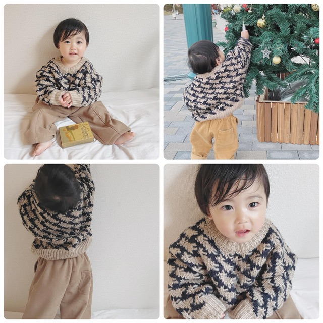 ニットセーター 着画