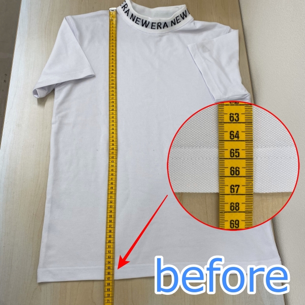 Tシャツ丈上げでオリジナルスタイルを作るサービス