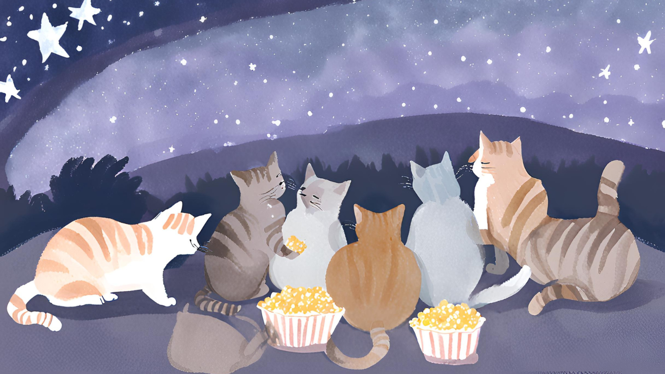 夜のキャンプを極める！ポップコーンと星空観察でロマンチックなひととき
